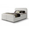 Wilsondo Jednolôžková boxspring posteľ s úložným priestorom Gavin 120x200 - biela Wilsondo Jednolôžková boxspring posteľ s úložným priestorom Gavin 120x200 - biela