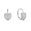 Strieborné náušnice trblietavé srdce 11714.1 Strieborné náušnice trblietavé srdce 11714.1