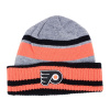 Pánska zimná čiapka Philadelphia Flyers adidas NHL Heathered Grey Beanie Pánska zimná čiapka Philadelphia Flyers adidas NHL Heathered Grey Beanie