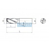 Fréza pre drážky pier krátka, nesúmerná, F220418, 9x11 mm TiAlN Fréza pre drážky pier krátka, nesúmerná, F220418, 9x11 mm TiAlN