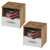Nočný stolík 2ks GABRIELA Tempo Kondela Nočný stolík 2ks GABRIELA Tempo Kondela