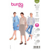 Strih Burda zelený 6006 - krátke otvorené sako Strih Burda zelený 6006 - krátke otvorené sako