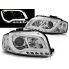 Audi A3 8P 03-08 - predné chrom svetlá s LED TUBE LIGHTS Audi A3 8P 03-08 - predné chrom svetlá s LED TUBE LIGHTS
