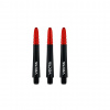Winmau Násadky Vecta - medium - black red Winmau Násadky Vecta - medium - black red