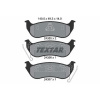 TEXTAR Sada brzdových platničiek kotúčovej brzdy TEXTAR 2435501 TEXTAR Sada brzdových platničiek kotúčovej brzdy TEXTAR 2435501