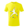 Bouldering lezec - Tričko detské bavlnené - 134 cm/8 rokov ( Citrónová ) Bouldering lezec - Tričko detské bavlnené - 134 cm/8 rokov ( Citrónová )