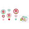 Haba Craft Kit Kreatívna sada Závesné dekorácie Srdiečka a kvety Haba Craft Kit Kreatívna sada Závesné dekorácie Srdiečka a kvety