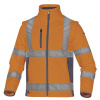 Delta Plus MOONLIGHT2 Reflexná softshellová bunda XXL, Fluorescenčno oranžová-Sivá Delta Plus MOONLIGHT2 Reflexná softshellová bunda XXL, Fluorescenčno oranžová-Sivá
