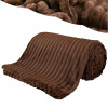 Prešívaná deka z mikrovlákna 100 % 220x200cm Tmavohnedá, Čokoládová Prešívaná deka z mikrovlákna 100 % 220x200cm Tmavohnedá, Čokoládová