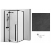 Sprchový kút - Výklopná sprchovacia kabína 90x90 čierna + Sprchová vanička (Sprchový kút - Výklopná sprchovacia kabína 90x90 čierna + Sprchová vanička) Sprchový kút - Výklopná sprchovacia kabína 90x90 čierna + Sprchová vanička (Sprchový kút - Výklopná sprchovacia kabína 90x90 čierna + Sprchová vanička)