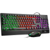 Herná klávesnica a myš Rii RK400 RGB podsvietená, set pre PC, USB, QWERTZ (nemecké rozloženie) Herná klávesnica a myš Rii RK400 RGB podsvietená, set pre PC, USB, QWERTZ (nemecké rozloženie)