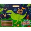 Omalovánky - Dinosauři s pastelkami - SUN Omalovánky - Dinosauři s pastelkami - SUN