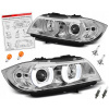 BMW 3 E90 E91 SVETLÁ predné reflektory LED KRÚŽKY 3D H7/H1 BMW 3 E90 E91 SVETLÁ predné reflektory LED KRÚŽKY 3D H7/H1