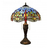 Tiffany stolná lampa Dragon blue 300 Huizhou Oufu Lightin v.58xš.40,sklo/kov,40W Tiffany stolná lampa Dragon blue 300 Huizhou Oufu Lightin v.58xš.40,sklo/kov,40W