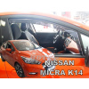 Deflektory Heko Nissan Micra K14 5D od 2017 Deflektory Heko Nissan Micra K14 5D od 2017