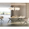 Jedálenský stôl Edge oválny 280x130 keramický minas melange biely Jedálenský stôl Edge oválny 280x130 keramický minas melange biely