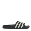 adidas Adilette Aqua Slide Mens Black/Ivory 7 (40.7) adidas Adilette Aqua Slide Mens Black/Ivory 7 (40.7)