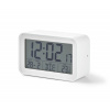 Tchibo - LCD budík - farba: biela Tchibo - LCD budík - farba: biela