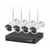 WiFi FullHD monitorovací set so 4 IP kamerami C200 WiFi FullHD monitorovací set so 4 IP kamerami C200