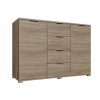 BWS | Komoda HOPE 120x78x35 dub sonoma | Bien 06 BWS | Komoda HOPE 120x78x35 dub sonoma | Bien 06