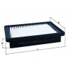 Vzduchový filter MAHLE LX 4242 Vzduchový filter MAHLE LX 4242