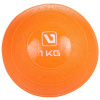 LiveUp Weight ball loptu na cvičenie oranžová - 1 kg LiveUp Weight ball loptu na cvičenie oranžová - 1 kg