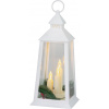 Lampáš MagicHome Vianoce, plast, biely, 3xLED žltá, 14x14x35 cm, 3xAAA Lampáš MagicHome Vianoce, plast, biely, 3xLED žltá, 14x14x35 cm, 3xAAA