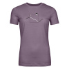 Dámske funkčné tričko Ortovox 150 COOL PEAK FOCUS TS - tmavo fialová L Dámske funkčné tričko Ortovox 150 COOL PEAK FOCUS TS - tmavo fialová L
