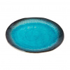 MIJ Jedálenský tanier SKY BLUE 24 x 20 cm, ovál, modrá, keramika MIJ Jedálenský tanier SKY BLUE 24 x 20 cm, ovál, modrá, keramika