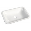 Sapho KAMA zapustné umývadlo, liaty mramor, 50x26cm, biela 50134 Sapho KAMA zapustné umývadlo, liaty mramor, 50x26cm, biela 50134