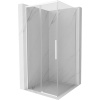 Mexen Rox, posuvný sprchový kút 100 x 100 cm, 8mm číre sklo, biely profil, 8C2-100-100-20-00 Mexen Rox, posuvný sprchový kút 100 x 100 cm, 8mm číre sklo, biely profil, 8C2-100-100-20-00