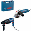BOSCH Profesionálna sada: vŕtacie kladivo GBH 240 + uhlová brúska GWS 750-125 S 0615990M8H BOSCH Profesionálna sada: vŕtacie kladivo GBH 240 + uhlová brúska GWS 750-125 S 0615990M8H