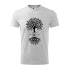 Narodeninový strom 50 - Tričko detské bavlnené - 146 cm/10 rokov ( Svetlosivý melír ) Narodeninový strom 50 - Tričko detské bavlnené - 146 cm/10 rokov ( Svetlosivý melír )
