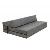 FDM Skládací matrace a pohovka SUZI COMFORT TRINITY 121 cm tmavě šedá FDM Skládací matrace a pohovka SUZI COMFORT TRINITY 121 cm tmavě šedá