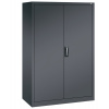 Kancelárska skriňa Acurado, krídlové dvere, 1200 x 600 x 1950 mm, čiernosivá Kancelárska skriňa Acurado, krídlové dvere, 1200 x 600 x 1950 mm, čiernosivá