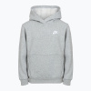 Detská mikina Nike Sportswear Club Fleece dark grey heather/white Detská mikina Nike Sportswear Club Fleece dark grey heather/white