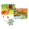 MUFFIK Everlasting Puzzle - Les/Safari Varianta puzzlí: Srnka/Gazela MFP-01-4 12 dielikov MUFFIK Everlasting Puzzle - Les/Safari Varianta puzzlí: Srnka/Gazela MFP-01-4 12 dielikov