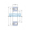 SKF 2305 E-2RS1TN9 naklápěcí kuličkové ložisko SKF 2305 E-2RS1TN9 naklápěcí kuličkové ložisko