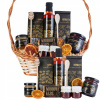 Darčekový kôš klasická sada: darčekový košík, čaj, káva, med, sirup Darčekový kôš klasická sada: darčekový košík, čaj, káva, med, sirup
