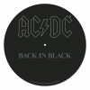 Podložka na gramofon AC/DC Back in Black - Slipmat Podložka na gramofon AC/DC Back in Black - Slipmat