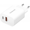 Intenso W30AC USB nabíječka, USB Power Delivery (USB-PD) , 1x USB A , 1x USB-C®, 30 W, bílá Intenso W30AC USB nabíječka, USB Power Delivery (USB-PD) , 1x USB A , 1x USB-C®, 30 W, bílá