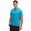 Under Armour Tech Vent Jacquard SS K modré Under Armour Tech Vent Jacquard SS K modré