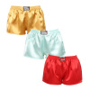 Styx 3PACK dámske trenky klasická guma saténové viacfarebné (3L06352) Styx 3PACK dámske trenky klasická guma saténové viacfarebné (3L06352)