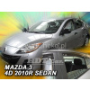 Plexi, ofuky MAZDA 3 sedan, 4D, 2009 =>, přední + zadní Plexi, ofuky MAZDA 3 sedan, 4D, 2009 =>, přední + zadní