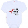 New Baby Body s potlačou Viac vlasov než ocko New Baby Body s potlačou Viac vlasov než ocko