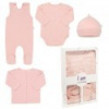 4-dielna dojčenská súpravička do pôrodnice New Baby I AM ružová Ružová 56 (0-3m) 4-dielna dojčenská súpravička do pôrodnice New Baby I AM ružová Ružová 56 (0-3m)
