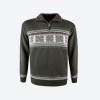 KAMA L139 merino sveter, zelená Veľkosť: M KAMA L139 merino sveter, zelená Veľkosť: M