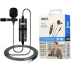BOYA BOYA Microphone Wired, Omni Directional polar pattern Lavalier, High quality sound, Work with cameras, smartphones and computers, 3.5 mm output Black EU BOYA BOYA Microphone Wired, Omni Directional polar pattern Lavalier, High quality sound, Work with cameras, smartphones and computers, 3.5 mm output Black EU