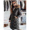 Čierna dlhá dámska bunda TY4778, ty4778-XL XL Čierna dlhá dámska bunda TY4778, ty4778-XL XL
