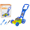 LEAN TOYS Stroj na bubliny s kosačkou na trávu Modré mydlové bubliny Hudba LEAN TOYS Stroj na bubliny s kosačkou na trávu Modré mydlové bubliny Hudba